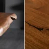 Riess-Ambiente Mehr...|Massivholzesstische > Massivholz Esstisch MAMMUT 200cm natur Akazie schwarz Metall Sterngestell Baumkante