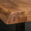 Riess-Ambiente Esstische|Mehr... > Massivholz Esstisch MAMMUT NATURE 200cm Akazie Baumkante 6cm Tischplatte Edelstahlbeine