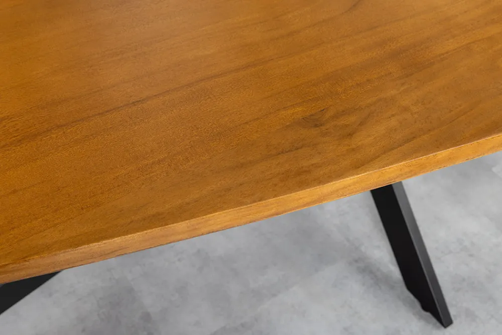 Riess-Ambiente Mehr...|Massivholzesstische > Massivholz Esstisch ORGANIC ARTWORK 240cm braun honey finish Akazie oval
