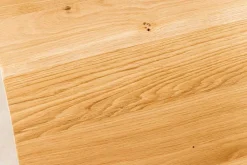 Riess-Ambiente Esstische|Mehr... > Massivholz Esstisch WILD OAK 200cm natur Wildeiche Schweizer Kante Edelstahl U-Gestell