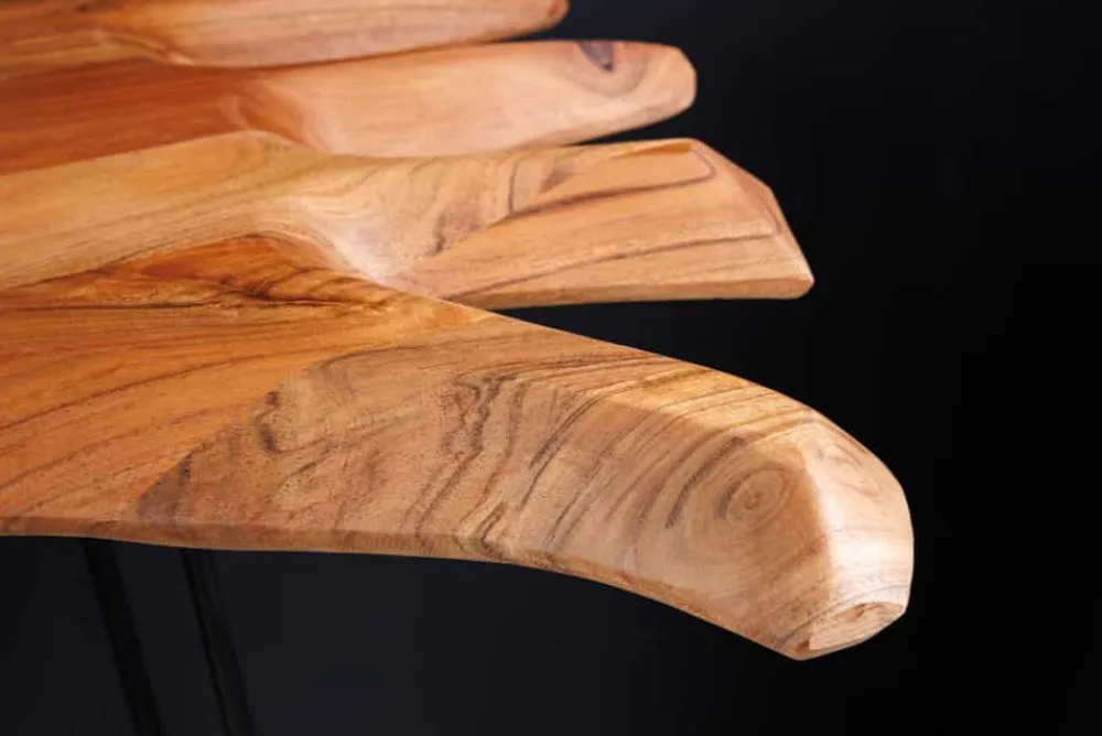 Riess-Ambiente Konsolentische|Mehr... > Massivholz Konsolentisch WILD 105cm Akazie natur Hairpin Legs Baumkante