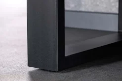 Riess-Ambiente Industrial Loft|Mehr... > Massivholz Sideboard BARRACUDA 150cm Teak Mango schwarz Metall recycelt
