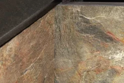 Riess-Ambiente Mehr...|Massivholzschränke > Massivholz Sideboard MOUNTAIN SOUL 175cm grau grün Naturstein Akazie schwarz