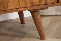 Riess-Ambiente Mehr...|Retro Möbel > Massivholz Sideboard MYSTIC LIVING 145cm braun Sheesham stone finish Kommode Schubladen