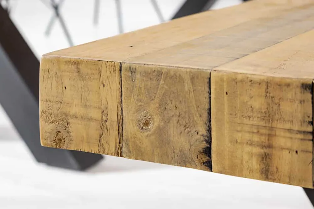 Riess-Ambiente Mehr...|Industrial Loft > Massivholz Sitzbank THOR 200cm vintage braun Pinie recycelt Industrial Design