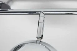 Riess-Ambiente Hängelampen > Moderne Deckenleuchte BUBBLE 105cm silber Chrom Pendelleuchte