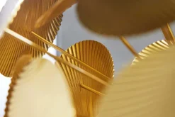 Riess-Ambiente Goldene Möbel|Hängelampen > Moderne Design Hängeleuchte INFINITY HOME 65cm gold Pendelleuchte