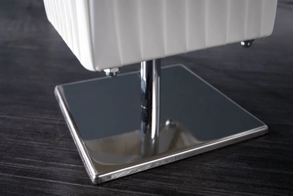 Riess-Ambiente Stehleuchten > Moderne Design Stehlampe PARIS 160cm weiß Plissee Schirm Stehleuchte