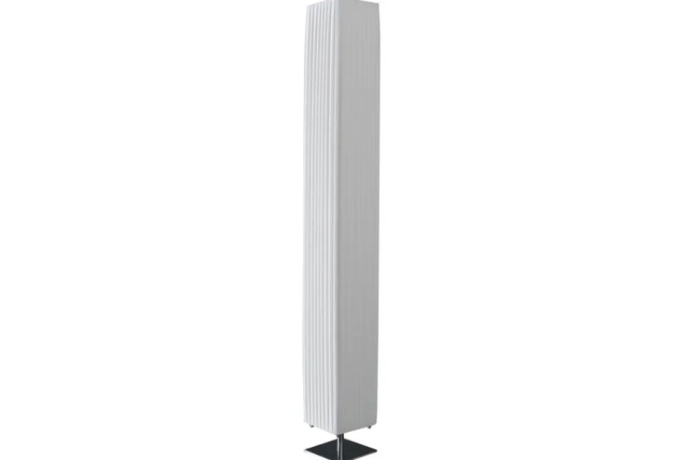 Riess-Ambiente Stehleuchten > Moderne Design Stehlampe PARIS 160cm weiß Plissee Schirm Stehleuchte
