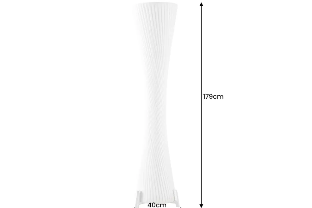 Riess-Ambiente Stehleuchten > Moderne Design Stehlampe PARIS X 180cm weiß Stehleuchte