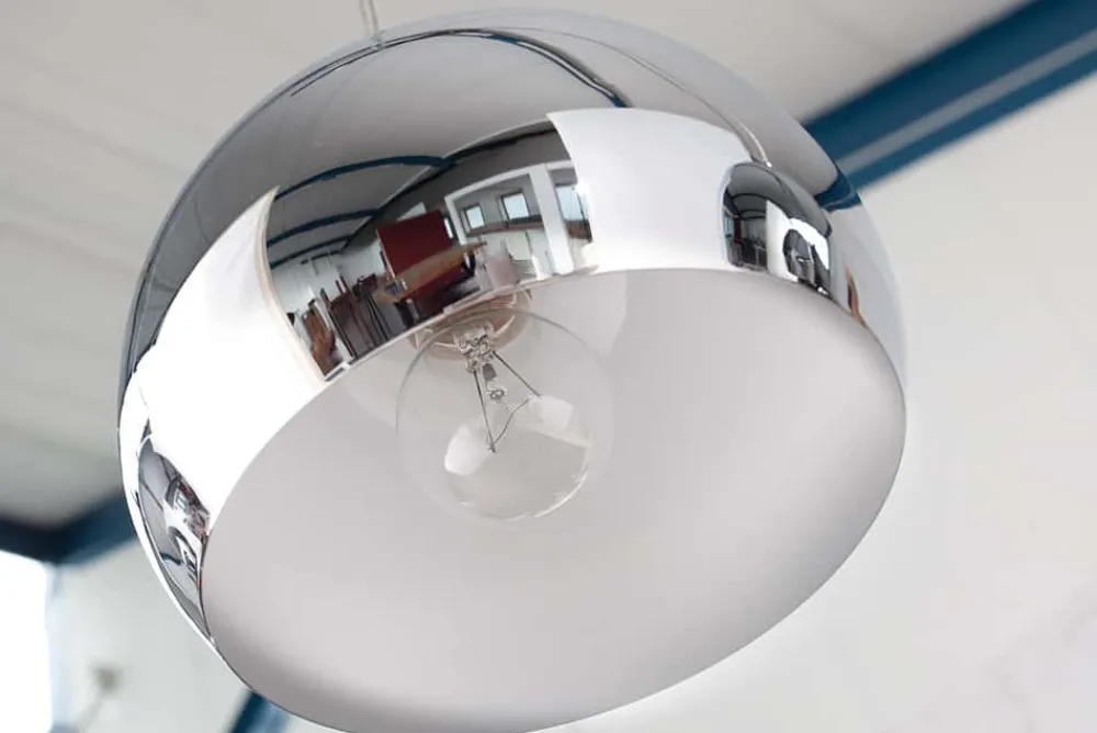 Riess-Ambiente Hängelampen|Retro Möbel > Moderne 3er Hängeleuchte CHROMAGON Chrom Kugelleuchte