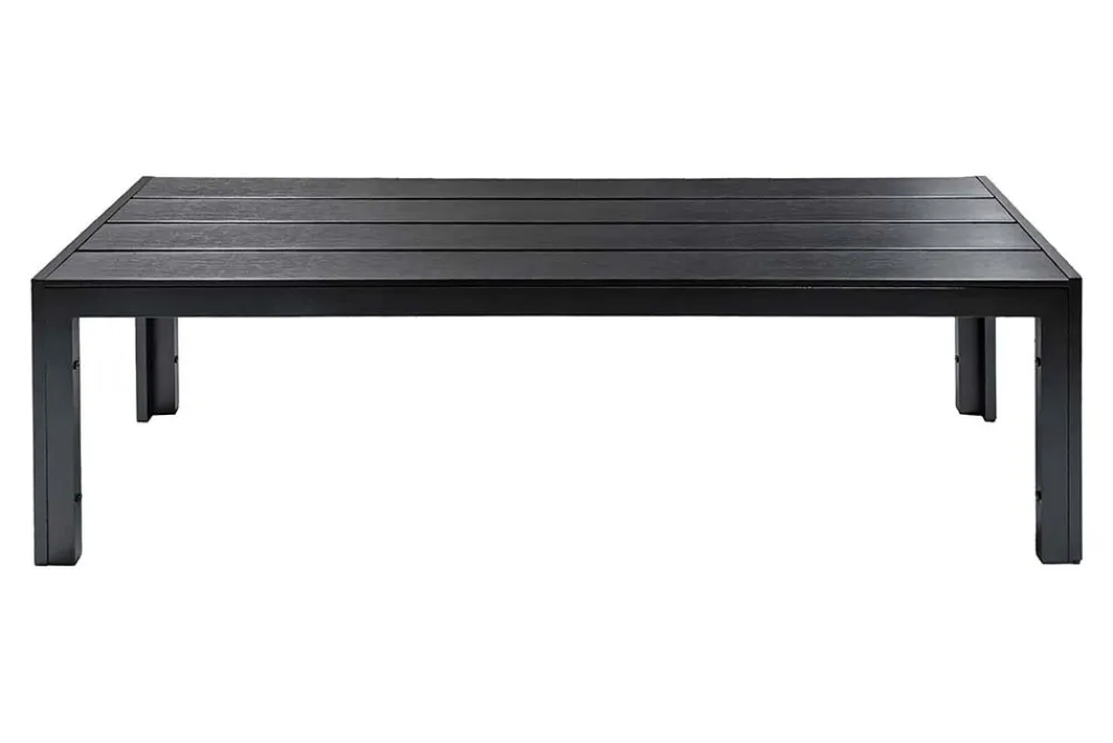 Riess-Ambiente Sitzbänke|Gartenbänke > Moderne Gartenbank DESIGNO 180cm anthrazit schwarz Aluminium wetterfest Outdoor Sitzbank
