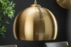 Riess-Ambiente Goldene Möbel|Hängelampen > Moderne Hängeleuchte GOLDEN BALL 30cm gold Hängelampe höhenverstellbar