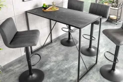 Riess-Ambiente Bartische > Moderner Bartisch SLIM LINE 120cm graphit Metall Tresen Stehtisch