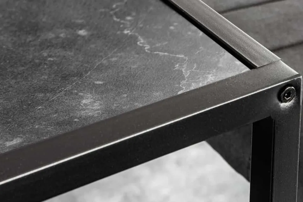 Riess-Ambiente Bartische > Moderner Bartisch SLIM LINE 120cm graphit Metall Tresen Stehtisch