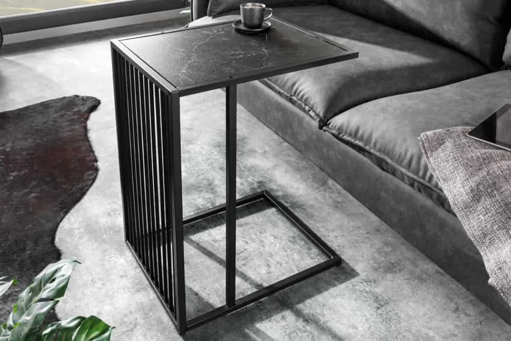 Riess-Ambiente Beistelltische|Skandinavisch > Moderner Beistelltisch ARCHITECTURE 65cm graphit Metall Laptoptisch