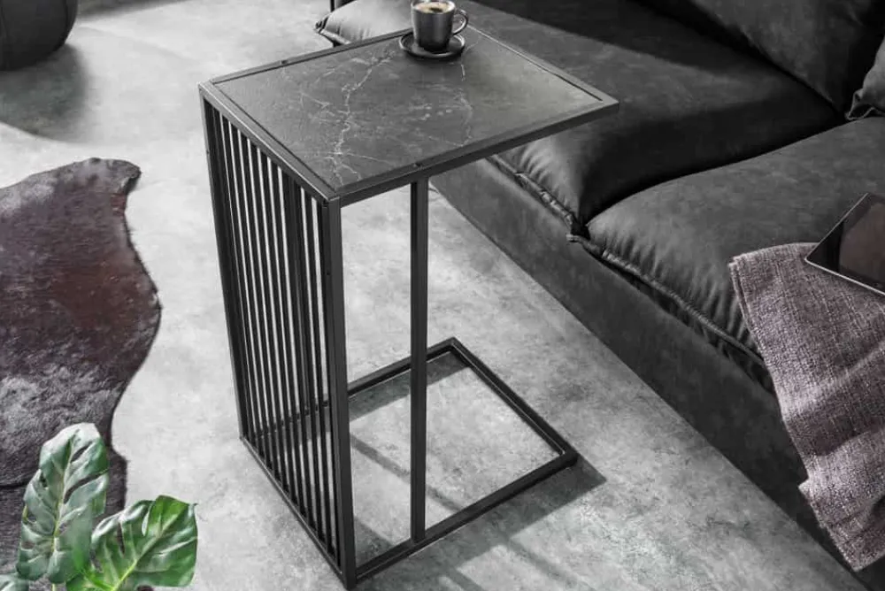 Riess-Ambiente Beistelltische|Skandinavisch > Moderner Beistelltisch ARCHITECTURE 65cm graphit Metall Laptoptisch