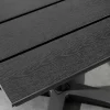 Riess-Ambiente Beistelltische|Skandinavisch > Moderner Bistrotisch DESIGNO 70cm schwarz Aluminium wetterfest Outdoor Gartentisch
