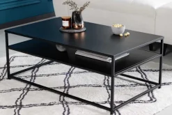 Riess-Ambiente Industrial Loft|Couchtische & Truhen > Moderner Couchtisch DURA STEEL 100cm schwarz Metall mit Ablagefach