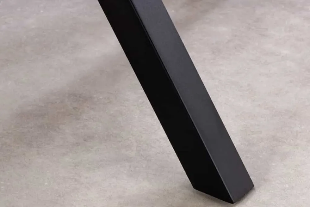 Riess-Ambiente Esstische > Moderner Esstisch GALAXIE 180cm anthrazit Keramik schwarz Metall Sterngestell