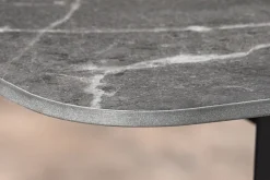 Riess-Ambiente Esstische > Moderner Esstisch MILANO 160cm anthrazit Keramik schwarze Metallbeine