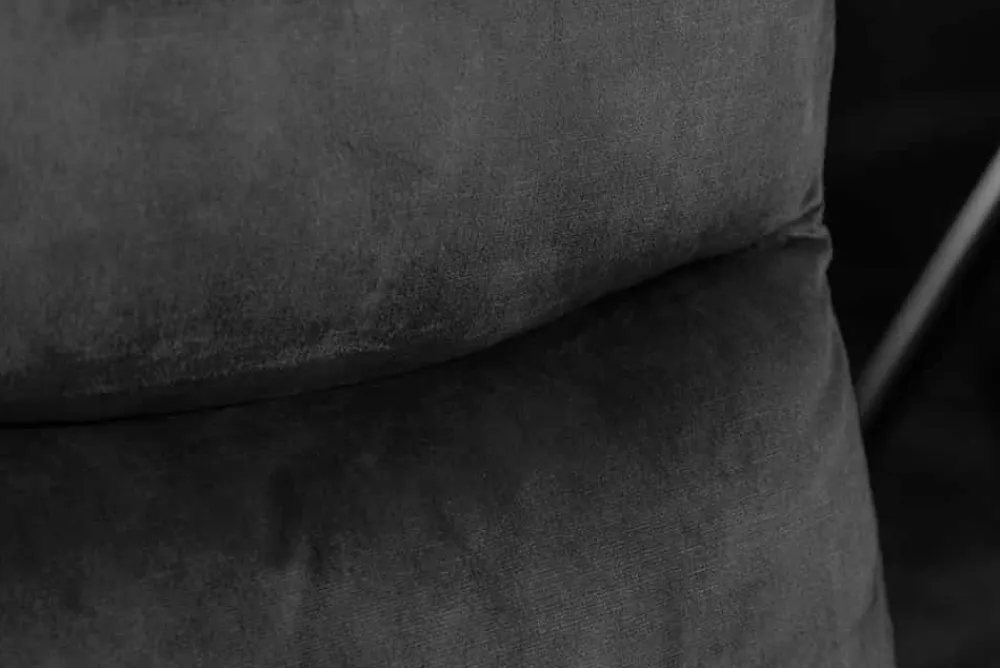 Riess-Ambiente Freischwinger|Stühle > Moderner Freischwinger Stuhl COMFORT grün Samt mit Komfortgriff