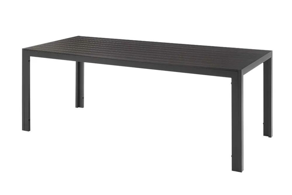 Riess-Ambiente Skandinavisch|Esstische > Moderner Gartentisch DESIGNO 205cm anthrazit schwarz Aluminium wetterfest