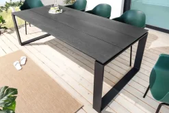 Riess-Ambiente Haus & Garten|Industrial Loft > Moderner Gartentisch FLOATING 210cm anthrazit Aluminium In- und Outdoor Esstisch