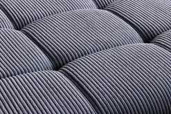 Riess-Ambiente Polsterhocker|Sitzhocker > Moderner Hocker ELEGANCIA 110cm anthrazit Cord Fußhocker Sitzhocker