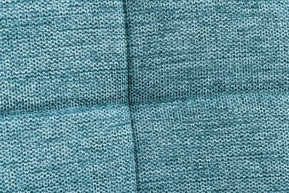 Riess-Ambiente Skandinavisch|Sitzhocker > Moderner Hocker SCANDINAVIA blau Strukturstoff Metallbeine Fußhocker