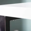 Riess-Ambiente Bürotische > Moderner Schreibtisch WHITE DESK 120cm weiß Hochglanz Bürotisch