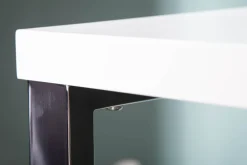 Riess-Ambiente Bürotische > Moderner Schreibtisch WHITE DESK 120cm weiß Hochglanz Bürotisch