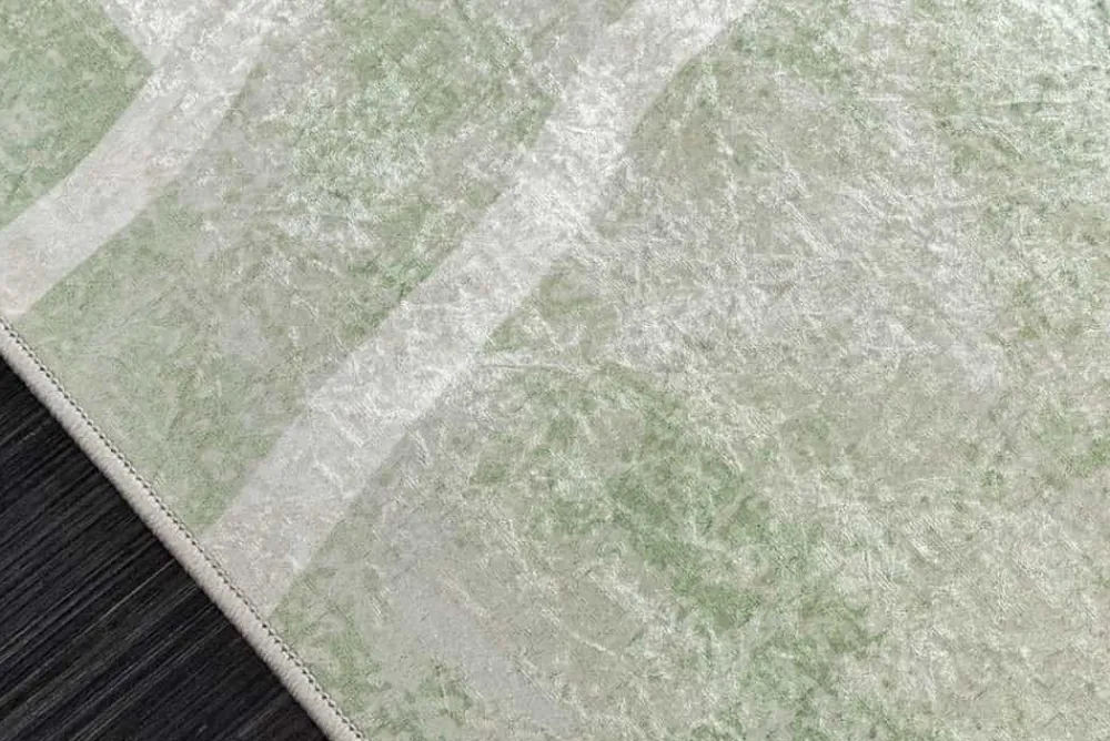 Riess-Ambiente Teppiche > Moderner Teppich JUNGLE 230x160cm grün beige Flachgewebe Indoor-Teppich