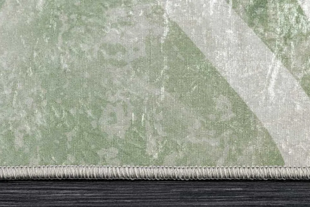 Riess-Ambiente Teppiche > Moderner Teppich JUNGLE 230x160cm grün beige Flachgewebe Indoor-Teppich