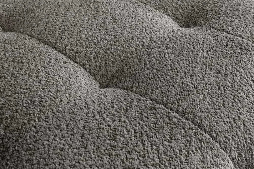 Riess-Ambiente Skandinavisch|Xxl Sofa > Modernes Big Sofa ROYAL 295cm grau Bouclé Federkern XXL-Couch inkl. Kissen
