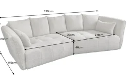 Riess-Ambiente Skandinavisch|Xxl Sofa ><noscript><img width=