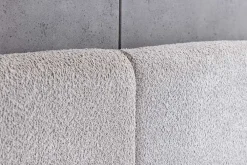 Riess-Ambiente Boxbetten|Skandinavisch > Modernes Boxbett ART DECO 160x200cm greige Bouclé mit Stauraum und Lattenrost