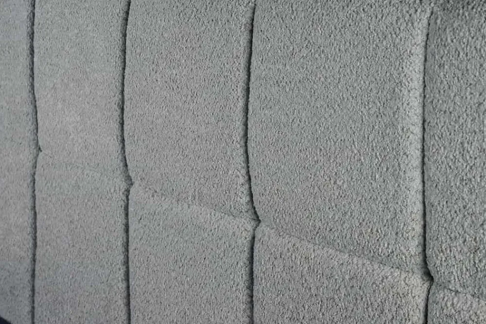 Riess-Ambiente Boxbetten|Skandinavisch > Modernes Boxbett PRESTIGE 180x200cm grau Bouclé mit Stauraum und Lattenrost