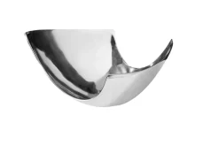 Riess-Ambiente Schalen > Moderne Schale ABSTRACT 24cm Aluminium poliert Dekoration