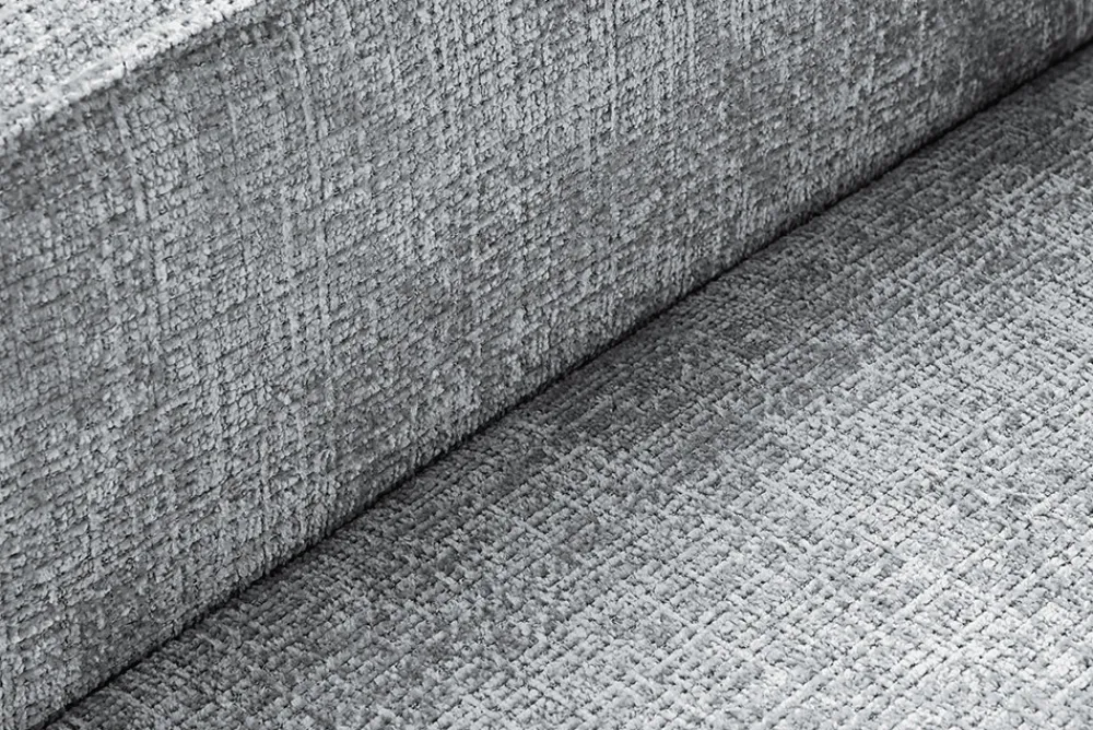 Riess-Ambiente Skandinavisch|Ecksofa > Modernes Ecksofa BOSSA NOVA 265cm grau Chenille 3-Sitzer Couch L-Form