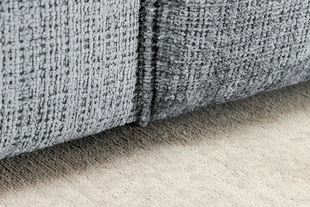 Riess-Ambiente Skandinavisch|Ecksofa > Modernes Ecksofa BOSSA NOVA 265cm grau Chenille 3-Sitzer Couch L-Form