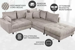 Riess-Ambiente Skandinavisch|Xxl Sofa ><noscript><img width=