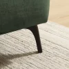 Riess-Ambiente Samt Möbel|Xxl Sofa > Modernes Ecksofa MARRAKESCH 265cm grün Samt 3-Sitzer inkl. Kissen Ottomane rechts