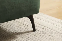 Riess-Ambiente Samt Möbel|Xxl Sofa > Modernes Ecksofa MARRAKESCH 265cm grün Samt 3-Sitzer inkl. Kissen Ottomane rechts