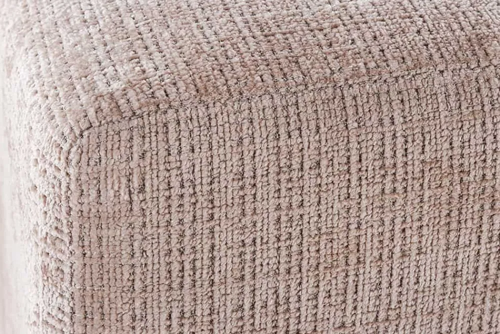 Riess-Ambiente Skandinavisch|Ecksofa > Modernes Ecksofa SIGNATUR 260cm beige Chenille Cremona beidseitig stellbar inkl. Kissen