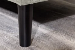 Riess-Ambiente Skandinavisch|Retro Möbel > Modernes Ecksofa STOCKHOLM 220cm hellgrau Cordstoff Federkern 3-Sitzer-Sofa