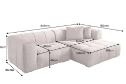 Riess-Ambiente Skandinavisch|Ecksofa ><noscript><img width=