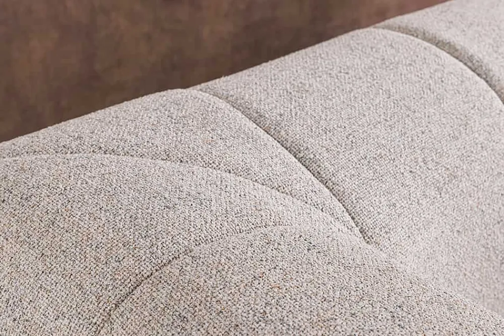 Riess-Ambiente Skandinavisch|Ecksofa > Modernes Ecksofa ZERO GRAVITY 240cm graphit beige Strukturstoff 3-Sitzer Couch