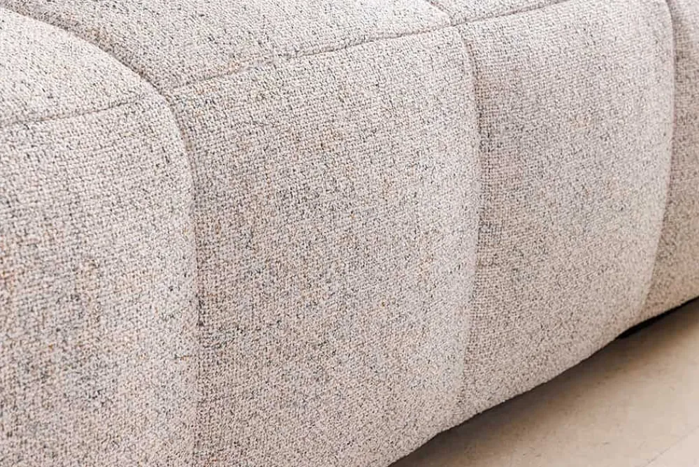 Riess-Ambiente Skandinavisch|Ecksofa > Modernes Ecksofa ZERO GRAVITY 240cm graphit beige Strukturstoff 3-Sitzer Couch