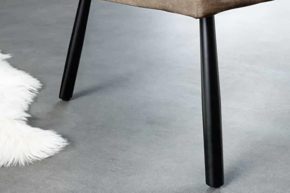 Riess-Ambiente Sitzbänke > Moderne Sitzbank BIG GEORGE 160cm taupe Flachgewebe Taschenfederkern schwarz